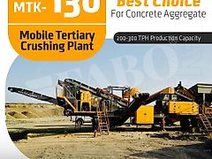 Fabo MTK-130 MOBILE CRUSHING & SCREENING PLANT – SAND MACHINE