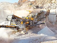 Fabo PRO-150 MOBILE CRUSHING SCREENING PLANT WITH WOBBLER FEEDER