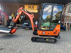 Hitachi ZX19 -6 Minibagger MS01 24500€ netto Radlader Mulcher