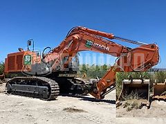 Hitachi ZX870-5G with quickcoupler and 2 buckets