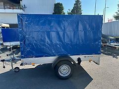 Saris Tieflader Kastenanhänger 1350 kg 255x133 mit Plane Anhänger
