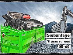 DB Engineering Flachdecksiebanlage Traserscreen DB-40 | Mobile Siebanlage | Siebbox