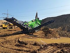 Terex EvoQuip Colt 1600 Triple Shaft mobiles Schwerlastsieb #53612