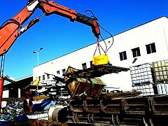 Hydraulikmagnet NBHMG 115 | Hydraulikmagnet für Bagger ab 20 t | Magnet Bagger