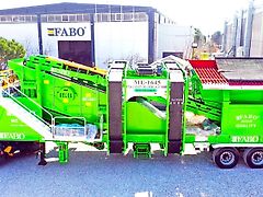 Fabo ME 1645 SERIES MOBILE SAND SCREENING PLANT