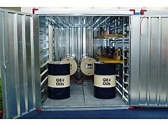 Iovino Container mit Auffangwanne 200 Liter