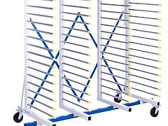 Regalwagen Lacktrockenwagen Hordenwagen Rehnen Varioflex