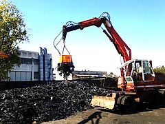 Hydraulikmagnet NBHMG 125 Magnet Bagger mieten ab 26 t | Schrottmagnet - MIETE