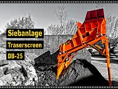 DB Engineering Mobile Siebanlage mieten Traserscreen DB-25 | Flachdecksieb bis zu 25 t/h - Miete