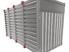 iovino Materialcontainer 5,00 x 2,20 x 2,60 m 2SH Lagercontainer Werkzeugcontainer