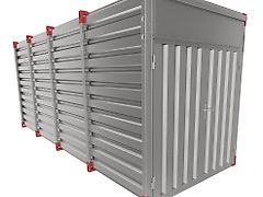 Iovino Materialcontainer 6,00 x 2,20 x 2,60 m 2SH Lagercontainer Werkzeugcontainer