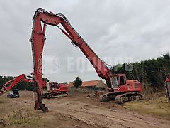 Liebherr R 954 B with long demolition boom (28m), standard boom and bucket