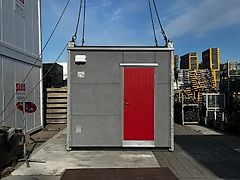 Harmet Holzcontainer WC - Holzmodul - mobiles WC - Sanitärcontainer aus Holz - Toilettencontainer