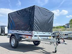 Brenderup Tieflader Anhänger 1205SB gebremst mit Plane 750kg