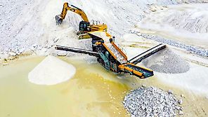 Fabo FTB 1550 Scalping Screen With Apron Feeder