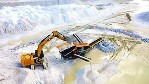 Fabo FTB 1550 Scalping Screen With Apron Feeder