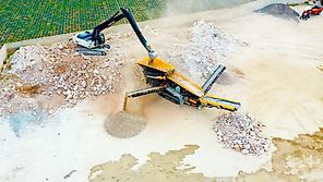 Fabo FTB 1550 Scalping Screen With Apron Feeder