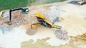 Fabo FTB 1550 Scalping Screen With Apron Feeder