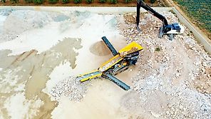 Fabo FTB 1550 Scalping Screen With Apron Feeder