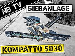 Komplet Siebanlage Raupenmobil KOMPATTO 5030 - Kettenfahrwerk - bis zu 350 t/h