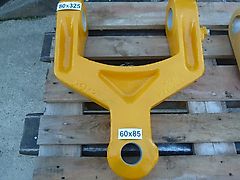 Liebherr - Kreuz-Gelenk Greifergabel - passend zu Greifer-Hydraulik GM 8/10 - Bagger: LIEBHERR LH 900 bis LH 924 - Bagger-Aufnahme: 80 - 325 mm innen lichte Weite - Greiferaufnahme unten 60 mm - Bagger 14t-24t