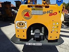 Indeco - hydraulische Rüttelplatte IHC 50 - Adapterplatten-Festanbau - mit Bohrbild Indeco 300 - Bagger: 1,7t-8t