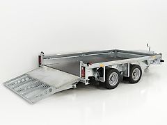 Ifor Williams Baumaschinenanhänger GX106 184x303 3,5t|Auffahrram