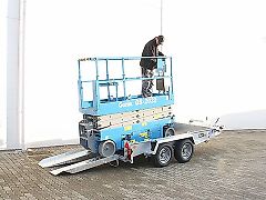 Ifor Williams Baumaschinenanhänger GH1054 163x305 3,5t|Einzelramp