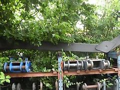 ALLGEM. / UNIVERSELL - Verlängerungs-Stiel Universal - Nutz-Länge: ca. 5 m - Aufnahme Bagger für Adapterplatte zum Schrauben - Bagger: 16t-24t - mit Bohrbild gebohrt Indeco 2000 und 3000