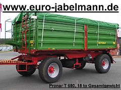Pronar Kipper, Zweiachsdreiseitenkipper, 6 - 18 to, NEU, teils sofort ab Lager